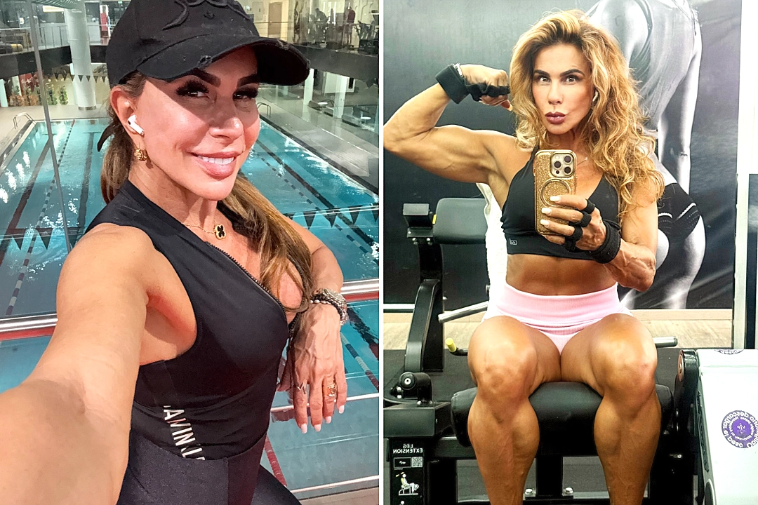 Fitness influencer Andrea Sunshine, 56