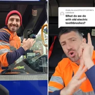 A refuse collector with 168,000 TikTok followers has warned that electric toothbrushes should never go in general waste or recycling