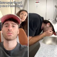 Food influencer Carmie Sellitto boarded a nine-hour flight with food poisoning and spent an hour vomiting in the bathroom