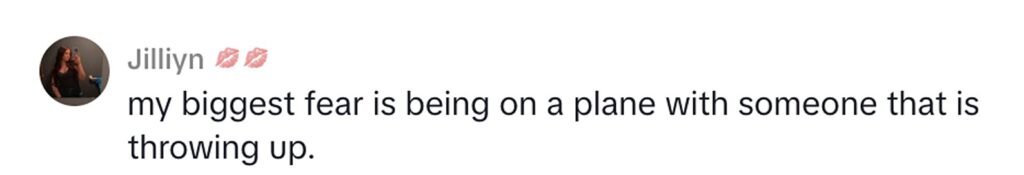 Social media comment on the post