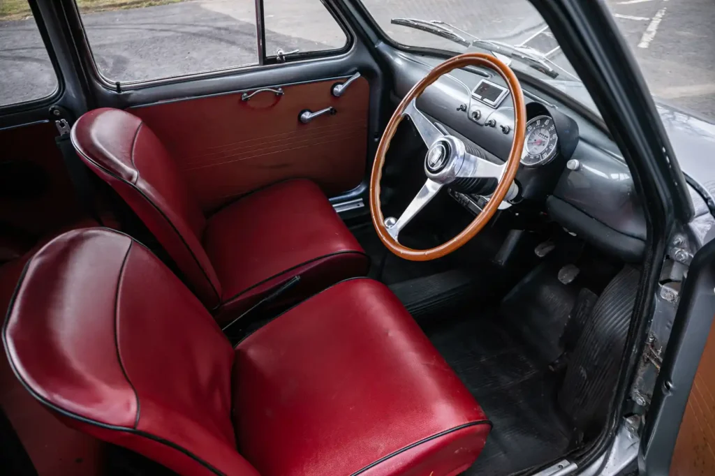 a 1972 Fiat 500 converted to electric