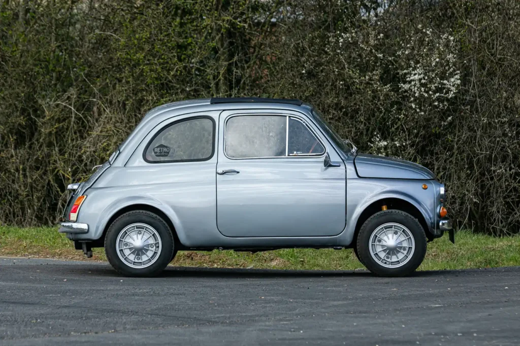 a 1972 Fiat 500 converted to electric