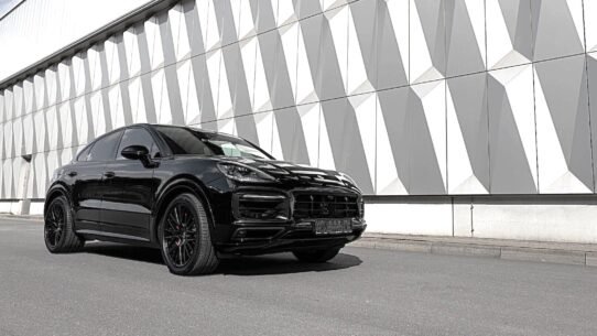 A 2021 Porsche Cayenne GTS Coupé owned by Lionel Messi during his last season at Barcelona