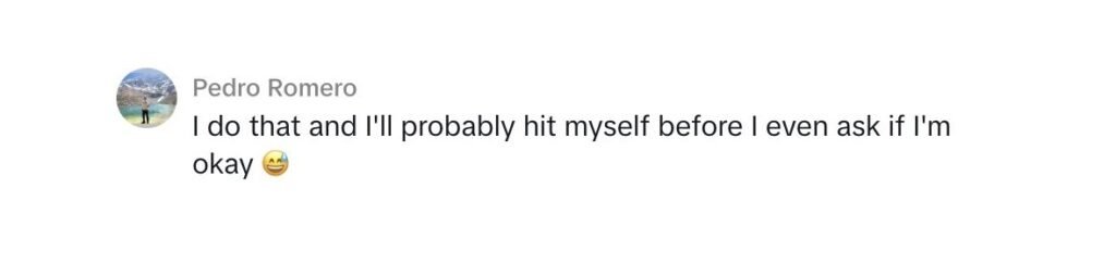 Social media comment on the post