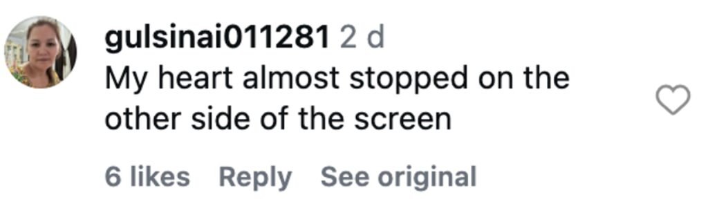 Social media comment on the post