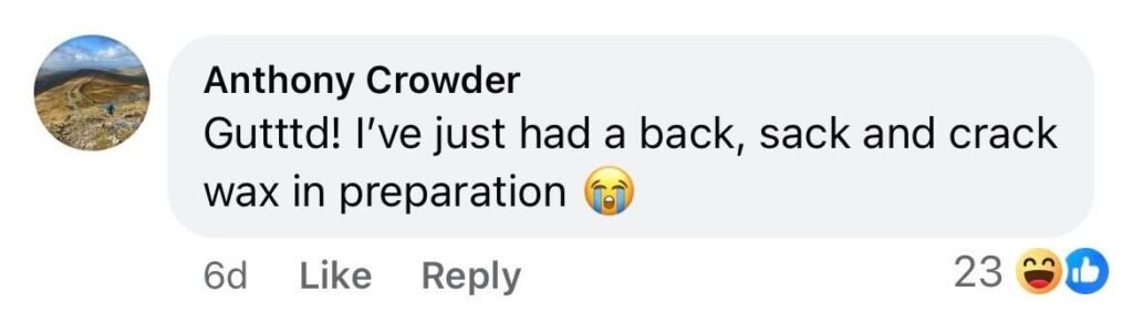 Social media comment on the post