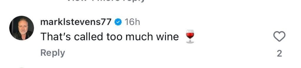 Social media comment on the post