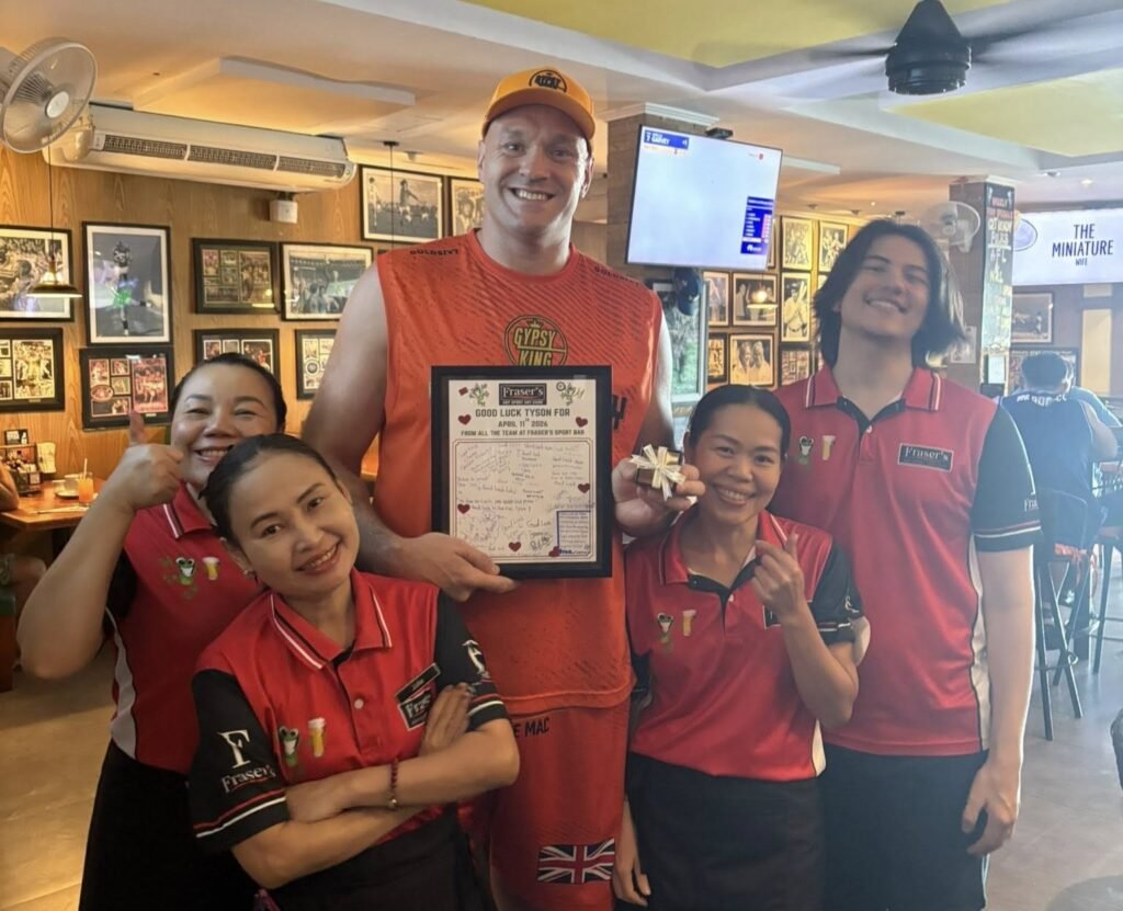 Tyson Fury ate the same 1,500-calorie breakfast throughout his 16-week Thailand training camp