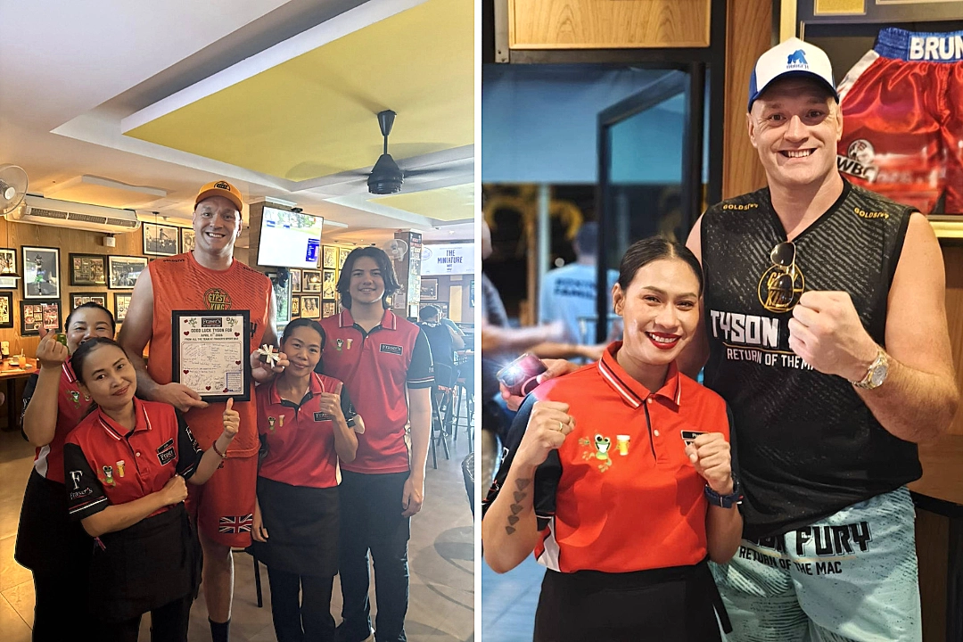 Tyson Fury ate the same 1,500-calorie breakfast throughout his 16-week Thailand training camp