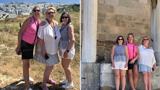 Three women met as strangers on a solo cruise in 2022 after breakups, bereavement and empty nests