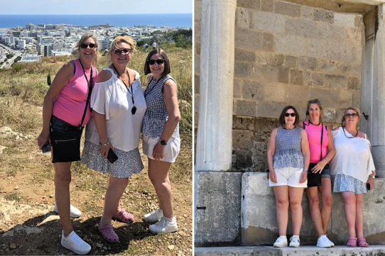 Three women met as strangers on a solo cruise in 2022 after breakups, bereavement and empty nests