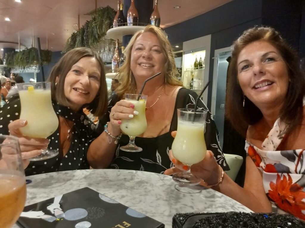 Three women met as strangers on a solo cruise in 2022 after breakups, bereavement and empty nests