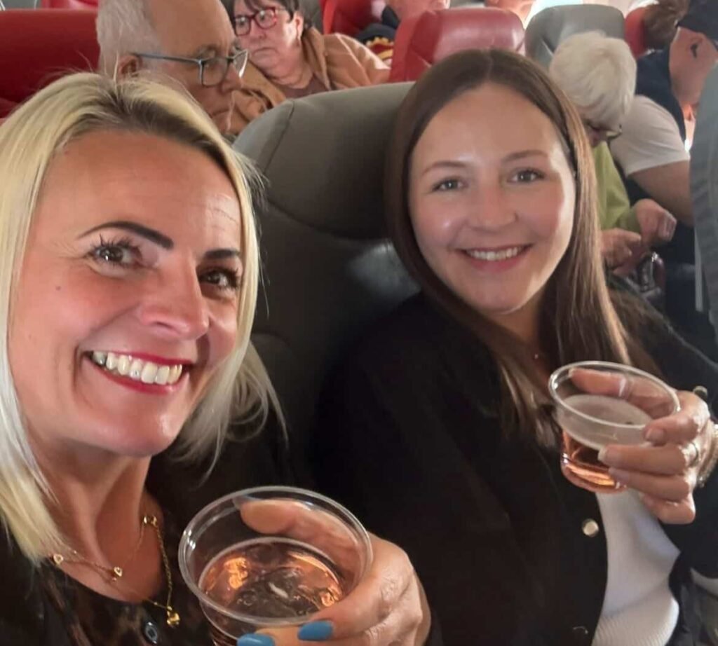 Six friends flew from East Midlands to Palma for 13 hours of tapas