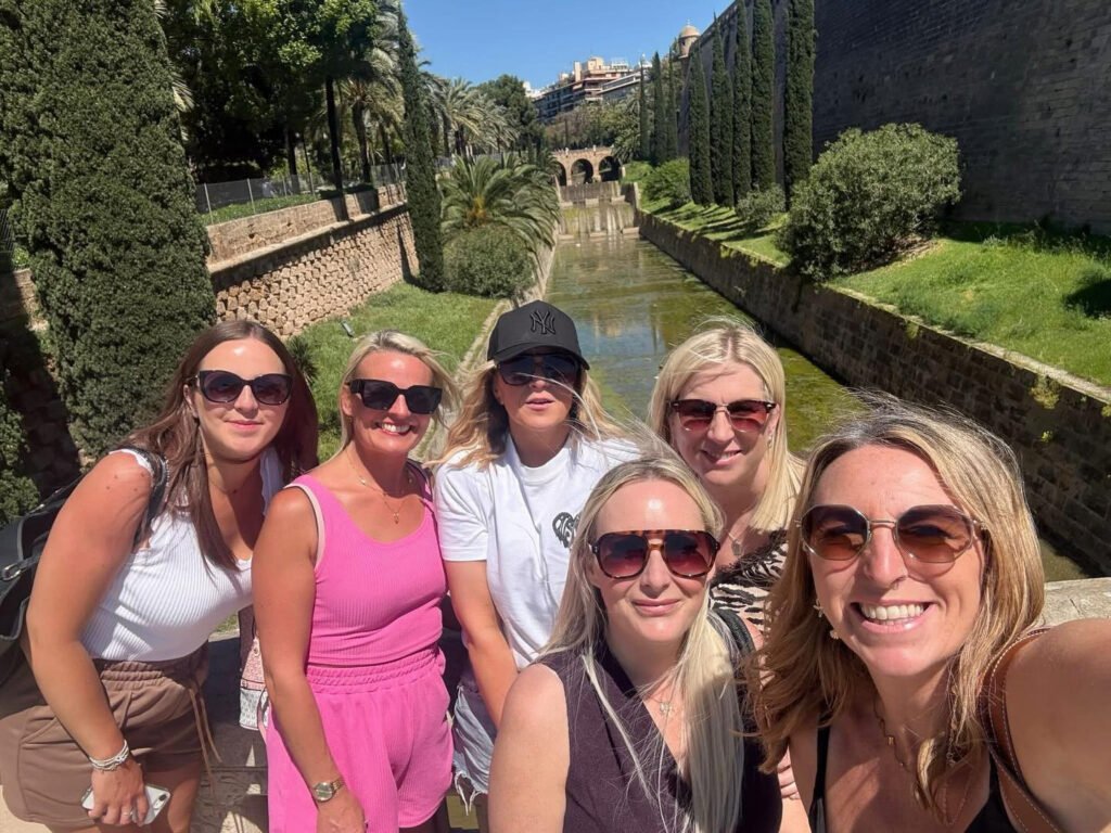 Six friends flew from East Midlands to Palma for 13 hours of tapas