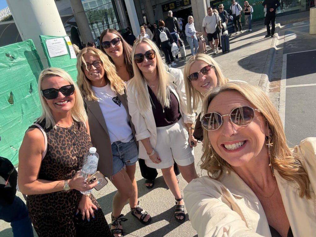 Six friends flew from East Midlands to Palma for 13 hours of tapas