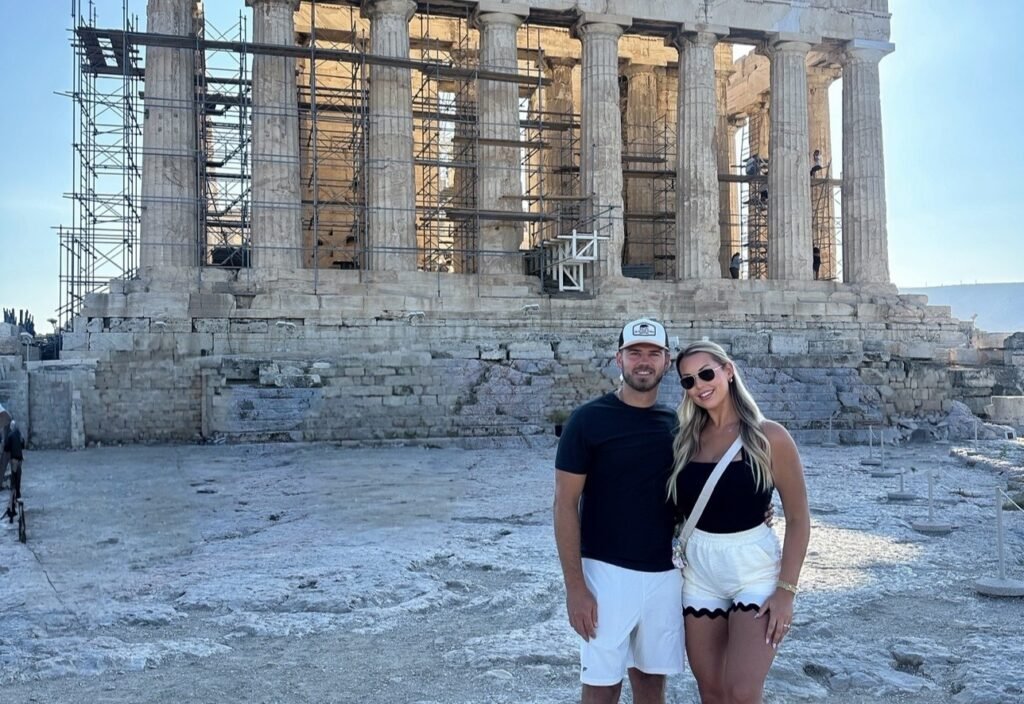 A couple earned enough reward points from buying their first home to fund an eight-day trip to Greece