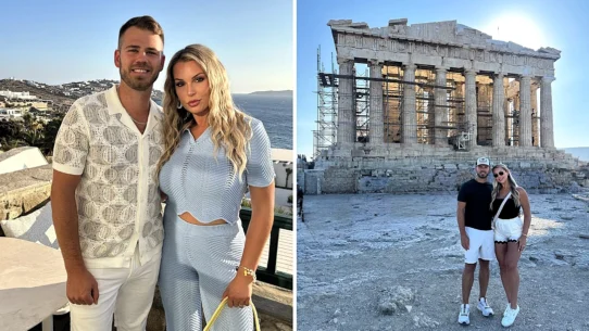 A couple earned enough reward points from buying their first home to fund an eight-day trip to Greece