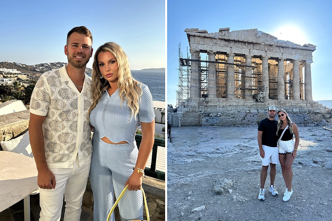 A couple earned enough reward points from buying their first home to fund an eight-day trip to Greece