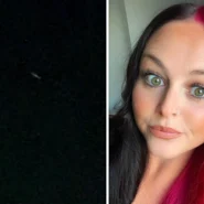 Vikki Harrison filmed a comet-like object with a bright tail speeding across the sky over Plymouth, Devon