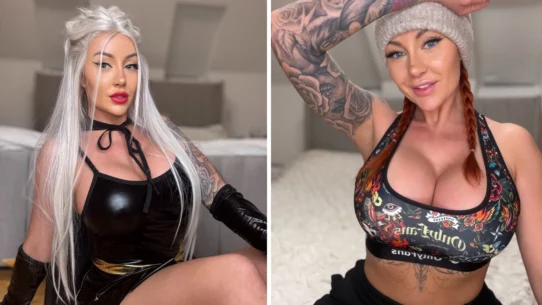 onyfans model Zoe Grey position for a photo