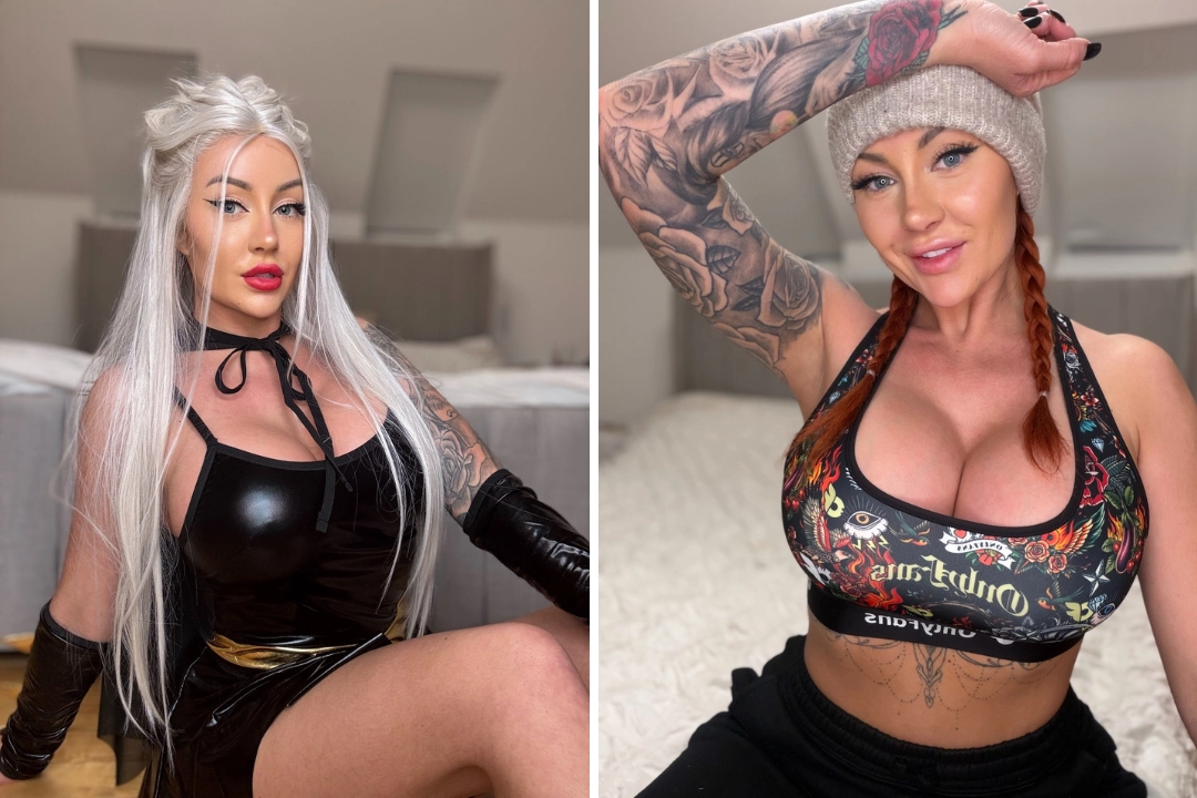 onyfans model Zoe Grey position for a photo