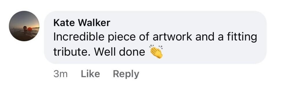Social media comment on the post