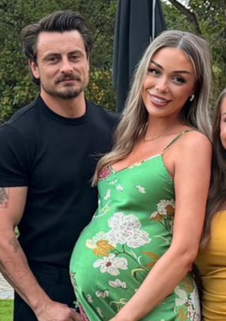 Georgia Simone Pitt hid her six-week bump at work after a previous miscarriage