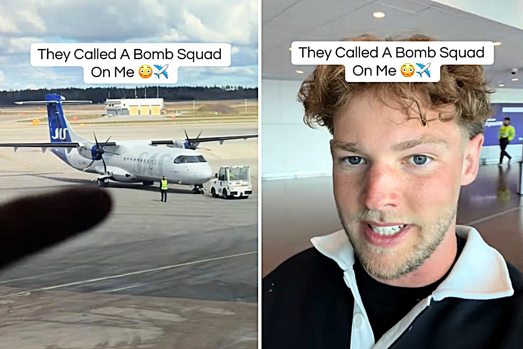 Ralph Smith had a 40-minute layover. Then security called the bomb squad
