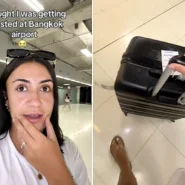 Oliwia Krol thought she was about to be arrested when staff held up a sign with her name at Bangkok airport