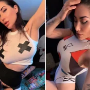 onyfans model Reede Fox position for a photo