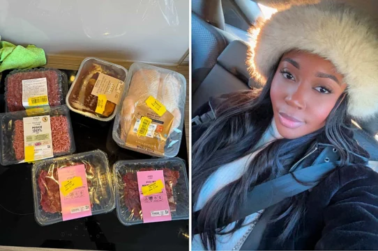 Casey Gore spent £14.77 at M&S and walked out with £43 worth of food