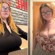 Tianna Moon found out she had gigantomastia last year