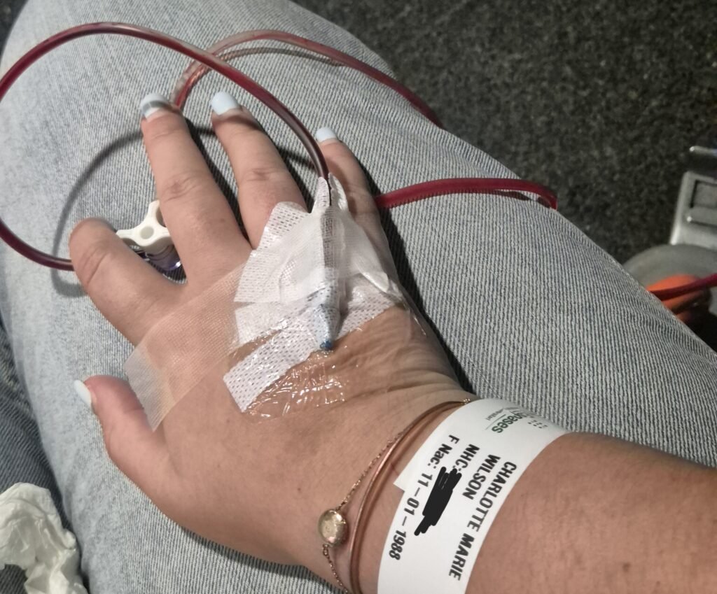 Social media manager Charlie Wilson woke up sore in Mallorca