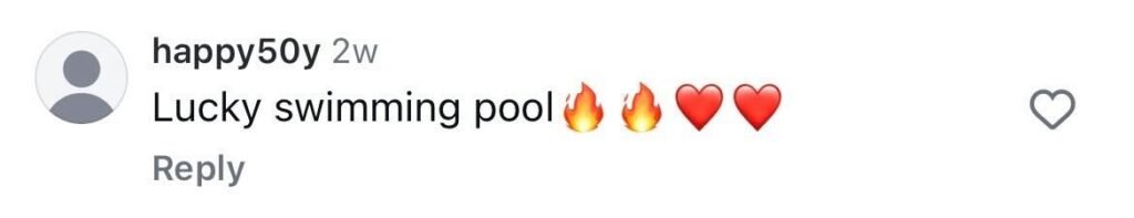 Social media comment on the post