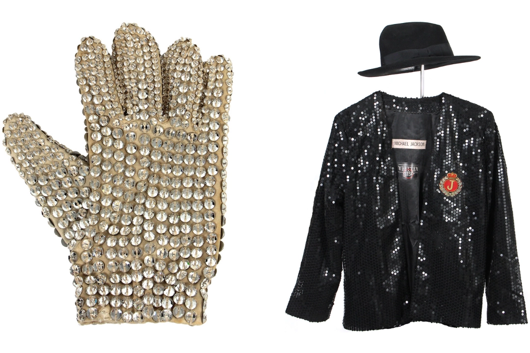 A Swarovski crystal glove worn by Michael Jackson on the 1984 Victory Tour is up for auction