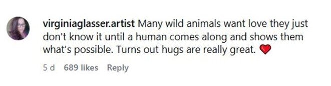 Social media comment on the post