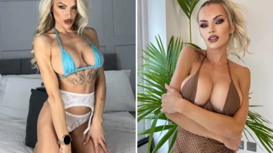 Babestation cam girl Stormi Mack position for a photo