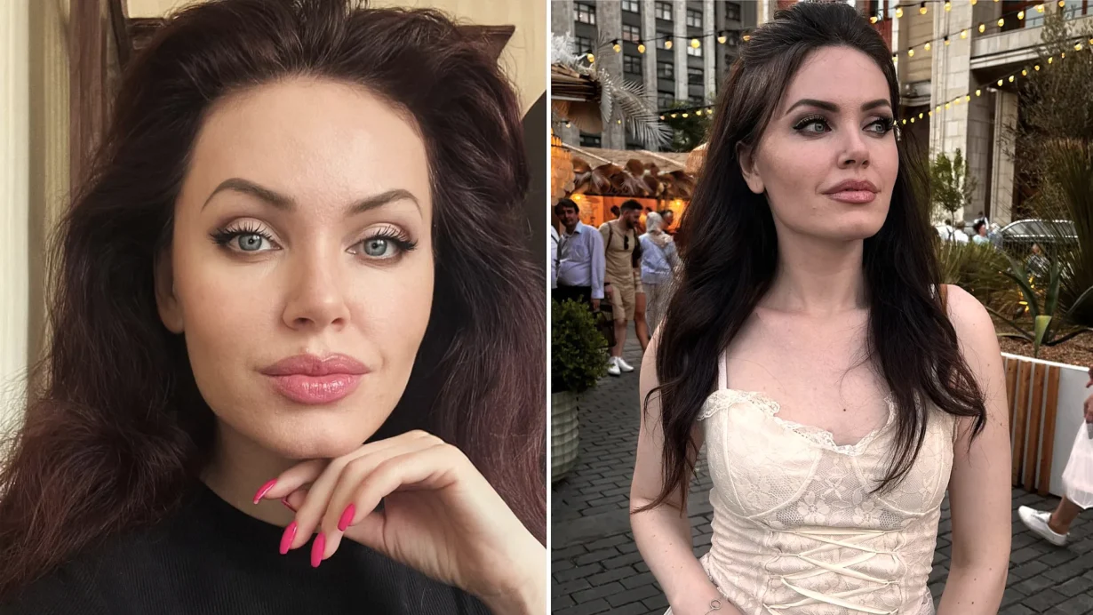 Russian influencer Tatiana Duka posted one clip and went viral for her uncanny likeness to Angelina Jolie