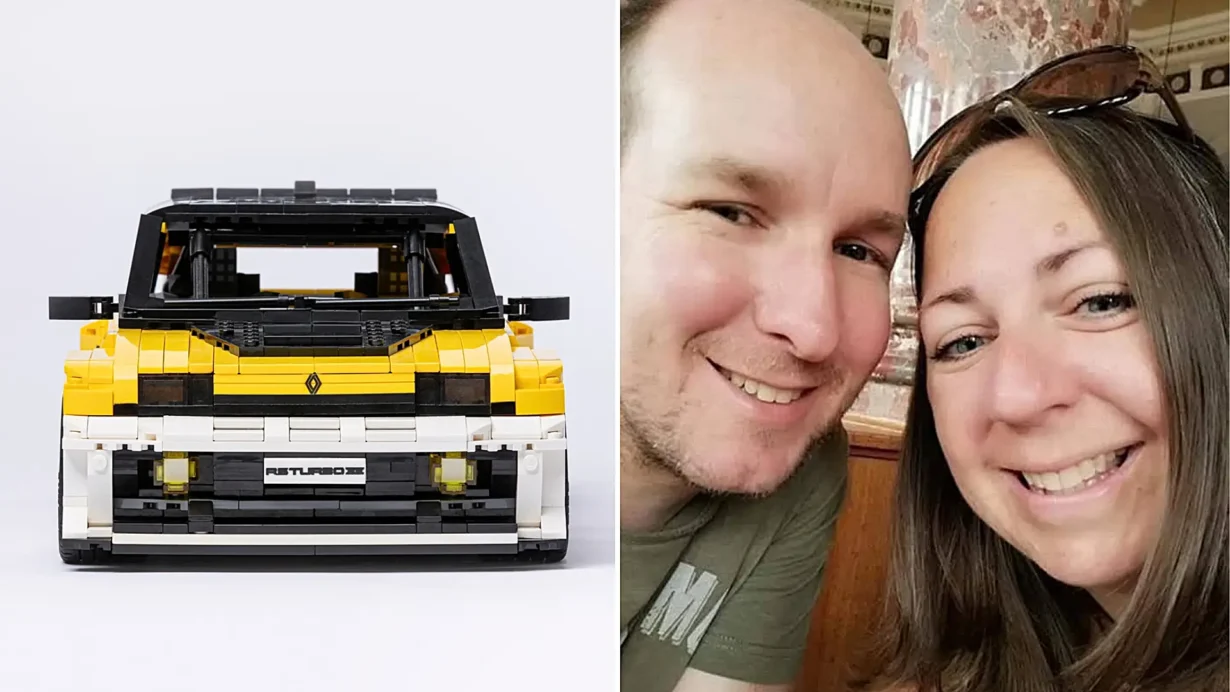 Dave Collins built a Renault 5 Turbo 3E from 1,200 LEGO bricks in his spare time