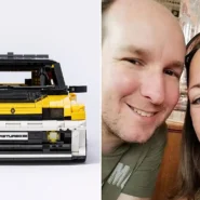 Dave Collins built a Renault 5 Turbo 3E from 1,200 LEGO bricks in his spare time