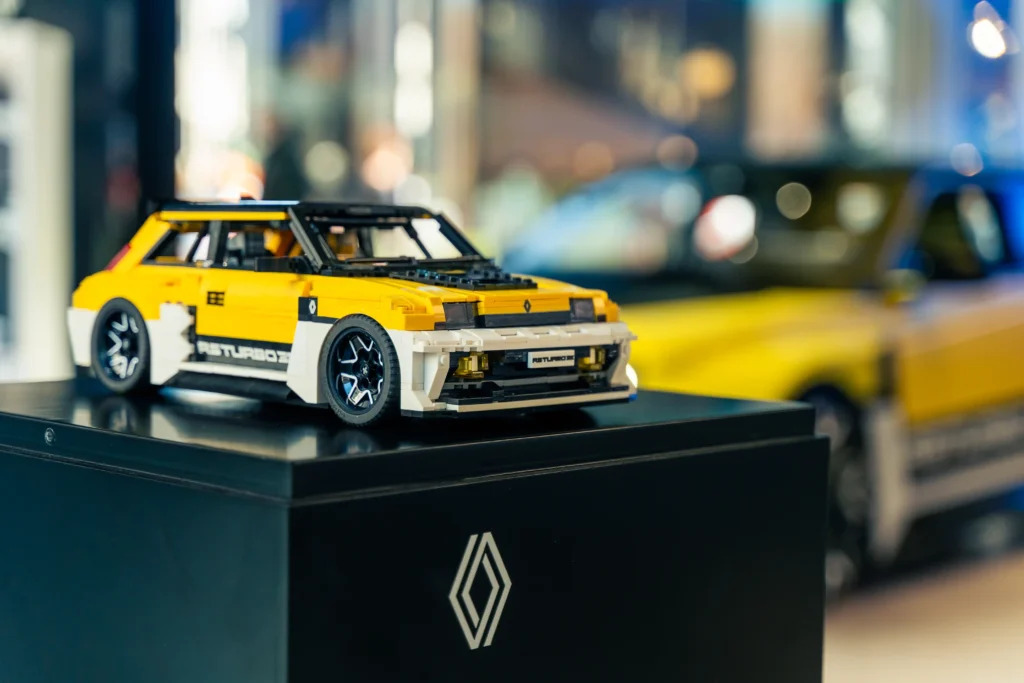 Dave Collins built a Renault 5 Turbo 3E from 1,200 LEGO bricks in his spare time