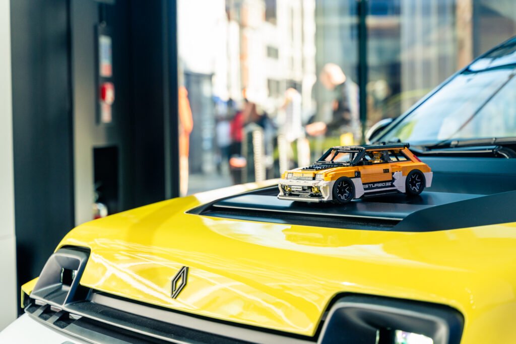 Dave Collins built a Renault 5 Turbo 3E from 1,200 LEGO bricks in his spare time