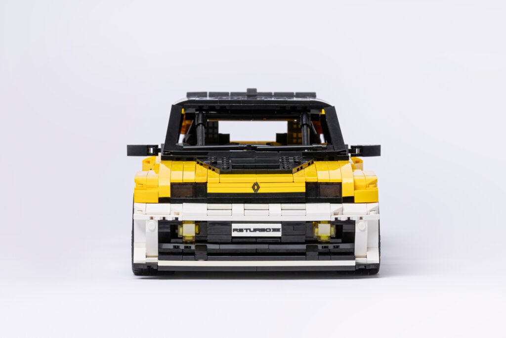 Dave Collins built a Renault 5 Turbo 3E from 1,200 LEGO bricks in his spare time
