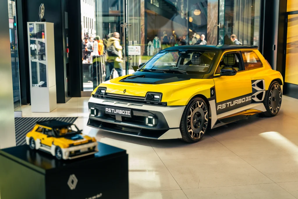 Dave Collins built a Renault 5 Turbo 3E from 1,200 LEGO bricks in his spare time