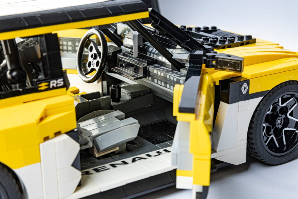 Dave Collins built a Renault 5 Turbo 3E from 1,200 LEGO bricks in his spare time