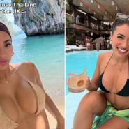 Love Island star Kaz Crossley swapped London for a beachfront house in Phuket and now pays just £600 a month in bills