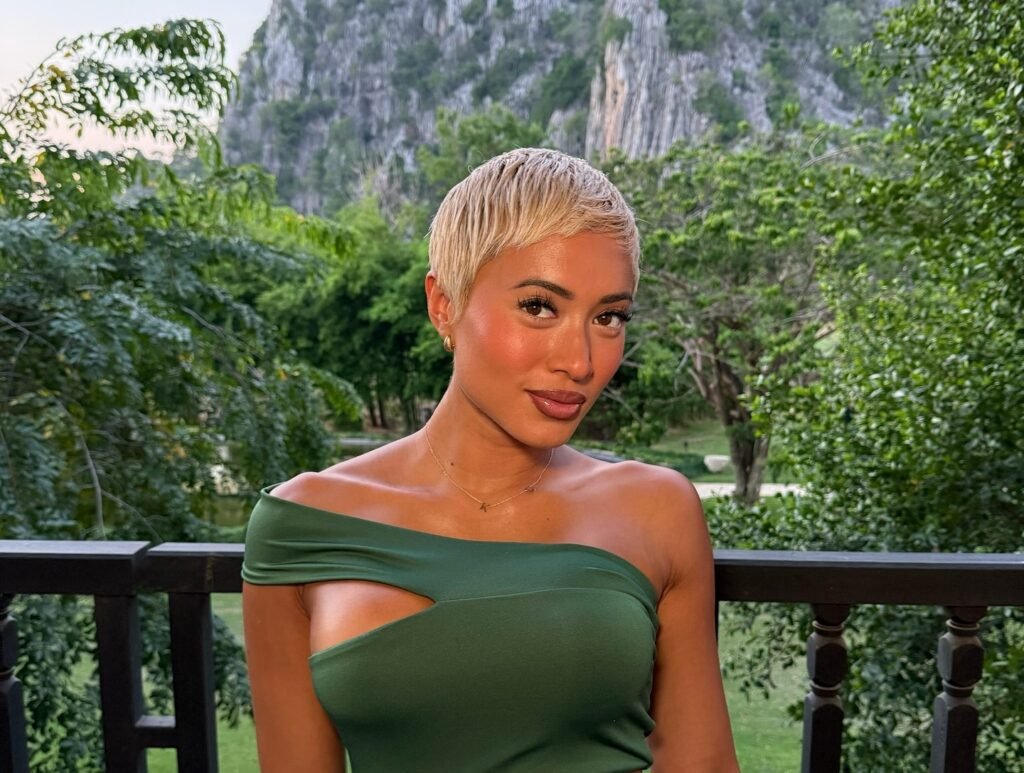 Love Island star Kaz Crossley swapped London for a beachfront house in Phuket and now pays just £600 a month in bills