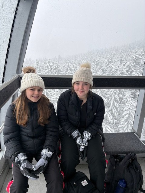 Georgie flew her teenage daughters to Austria for a 24-hour coolcation so they'd finally see snow