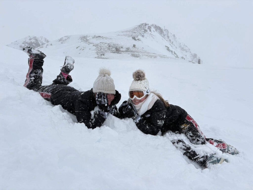 Georgie flew her teenage daughters to Austria for a 24-hour coolcation so they'd finally see snow