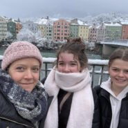 Georgie flew her teenage daughters to Austria for a 24-hour coolcation so they'd finally see snow